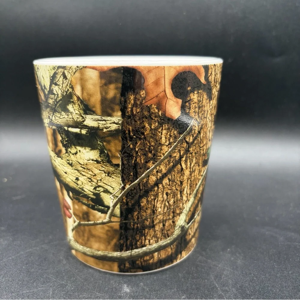 MOSSY OAK CAMO 16OZ ENAMEL COFFEE MUG